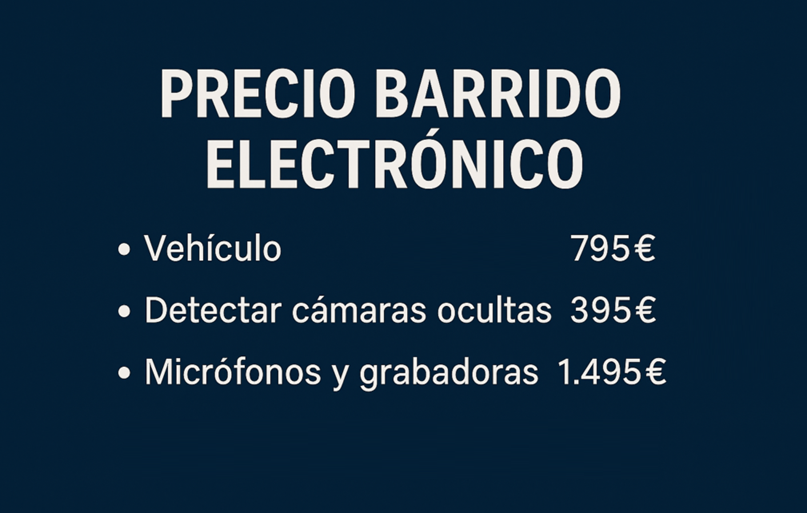 Precio Barrido Electrónico
